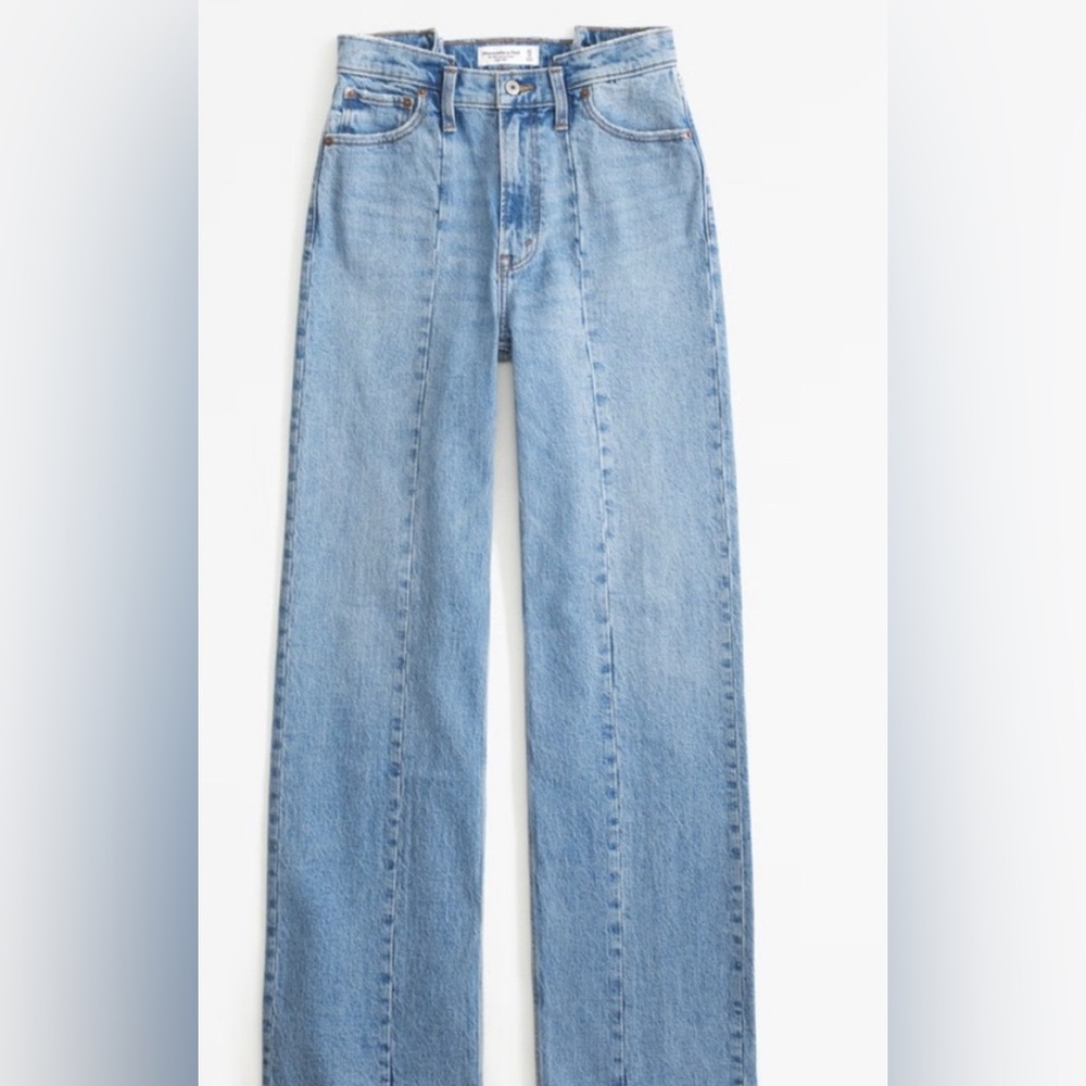 Abercrombie the loose high rise seamed Denim Jeans